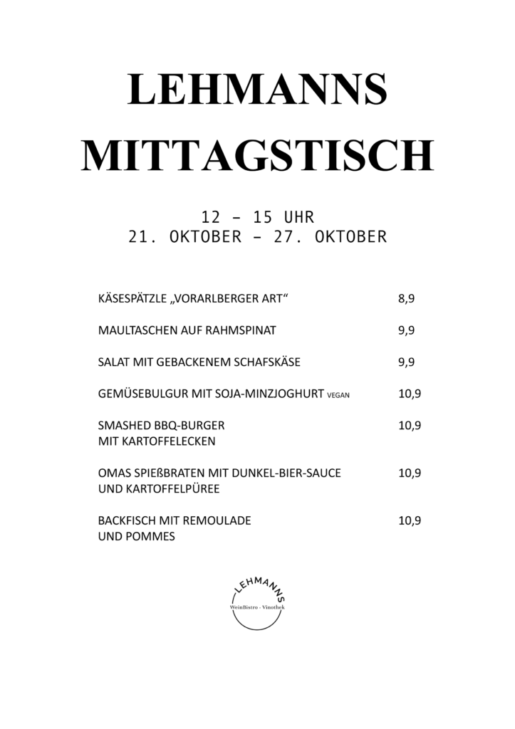 Mittagstisch Lehmanns