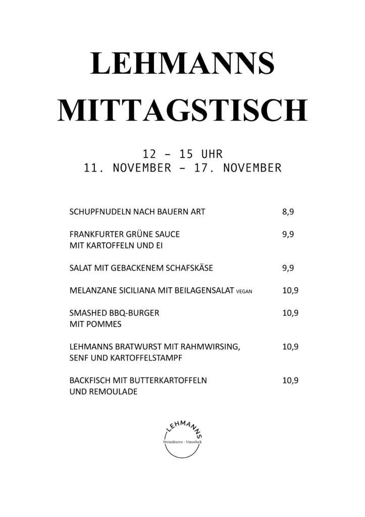 Mittagstisch Lehmanns