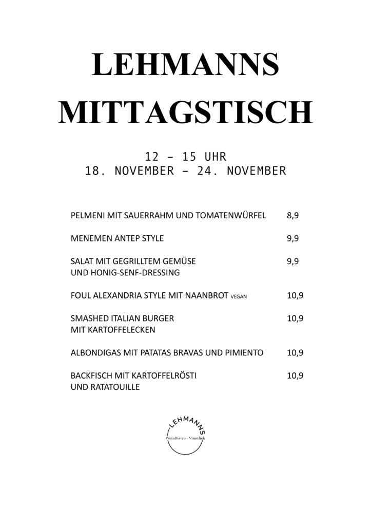 Mittagstisch Lehmanns