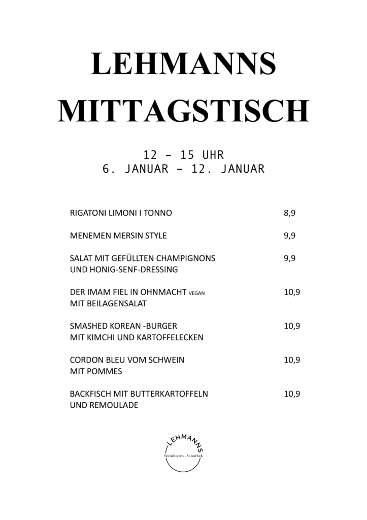 Mittagstisch Lehmanns