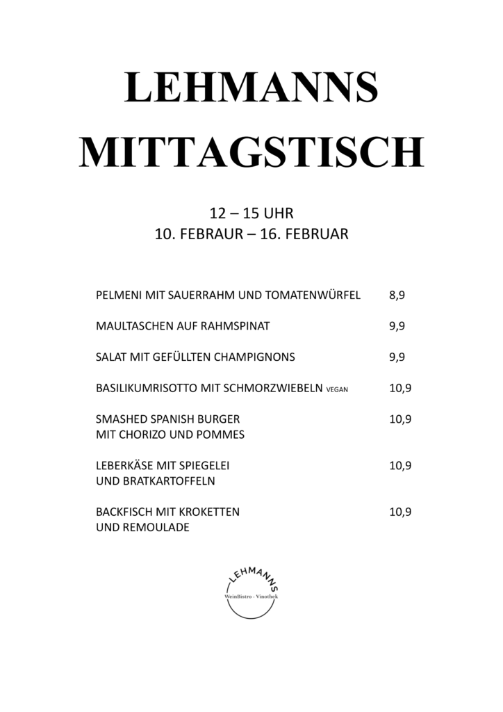 Mittagstisch Lehmanns