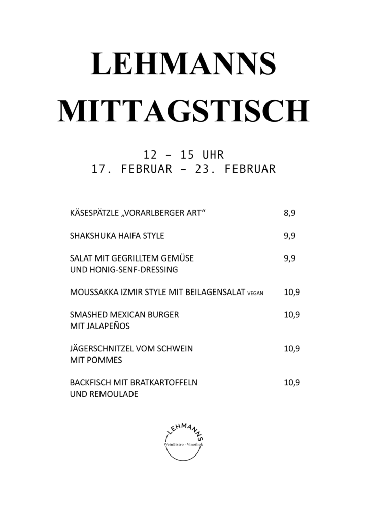 Mittagstisch Lehmanns