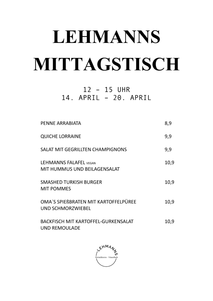 Mittagstisch Lehmanns