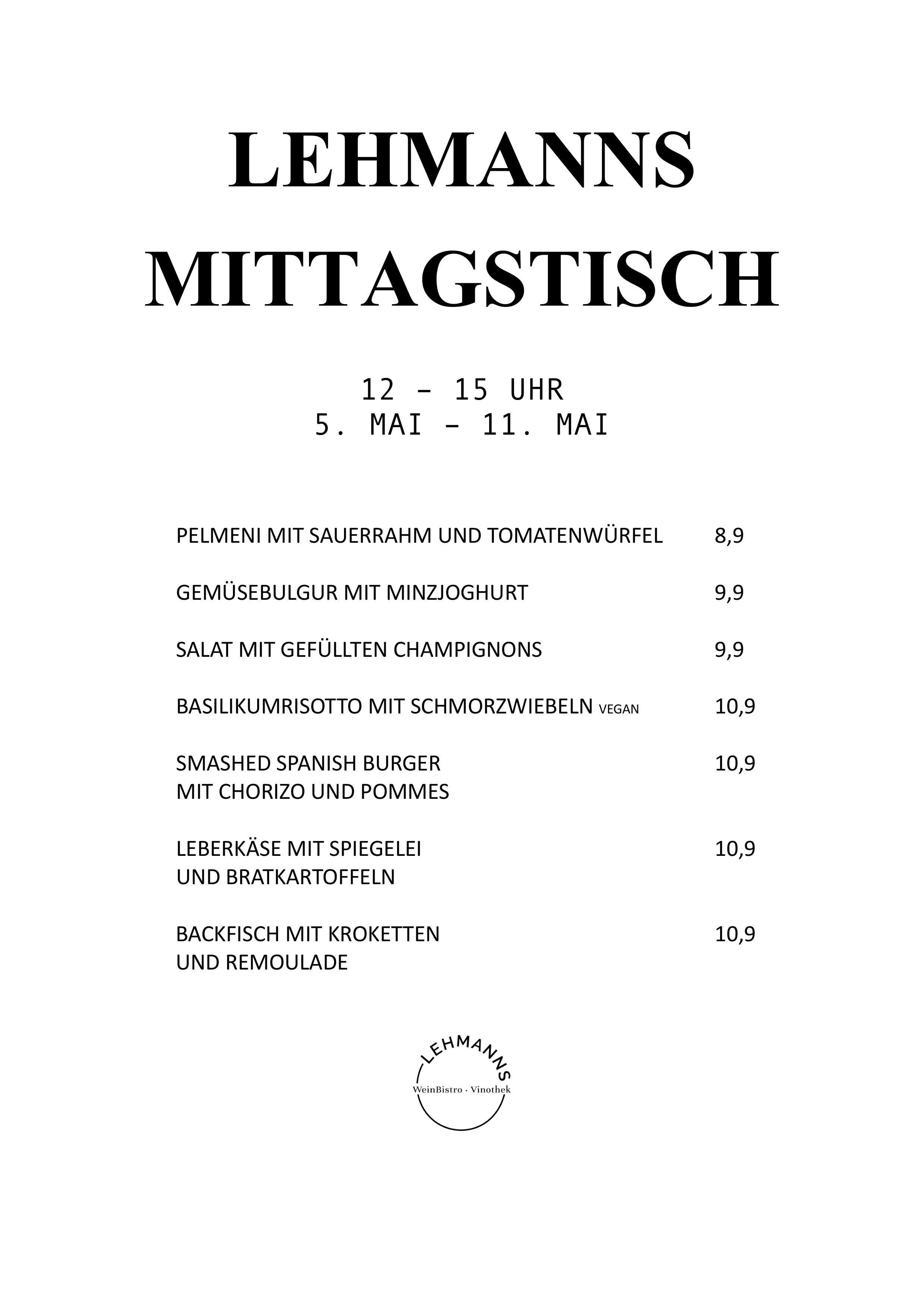 Mittagstisch Lehmanns