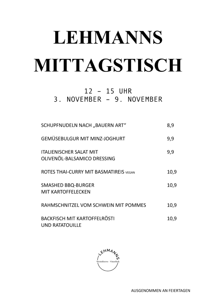 Lehmanns Mittagstisch