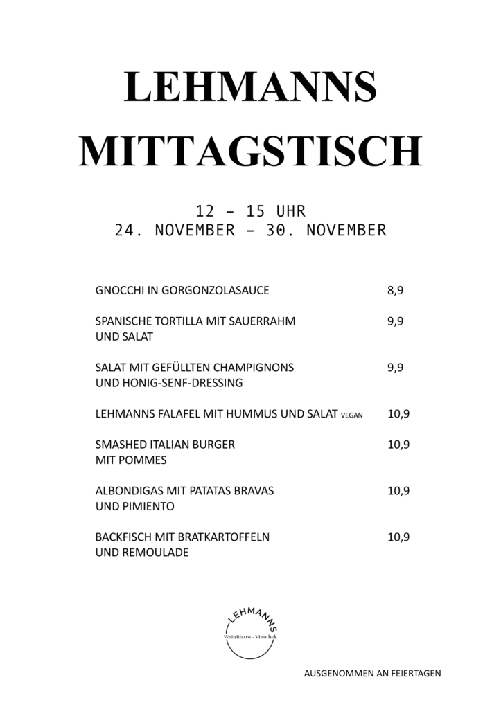 Lehmanns Mittagstisch