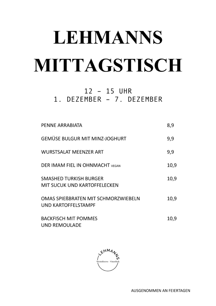 Lehmanns Mittagstisch