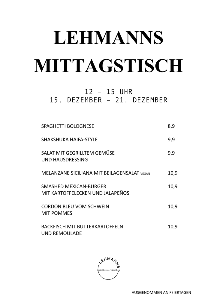 Lehmanns Mittagstisch