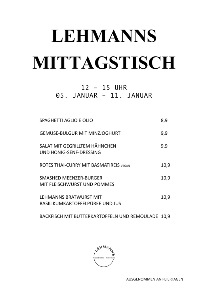 Lehmanns Mittagstisch