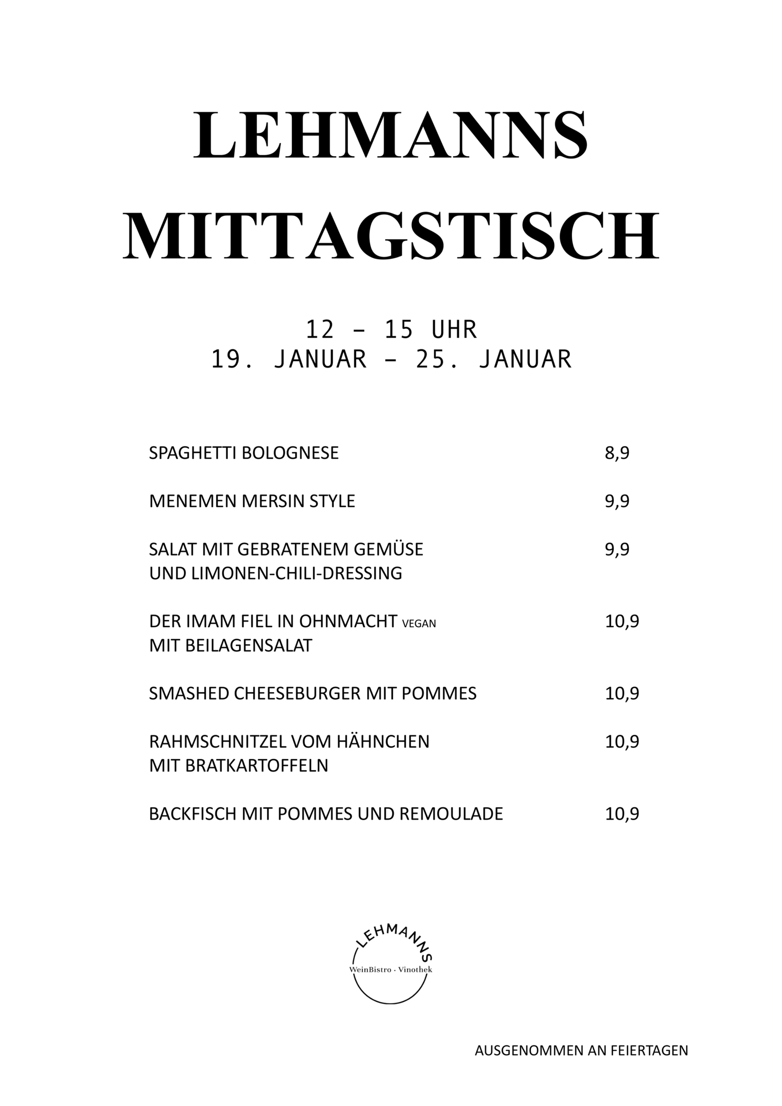 Lehmanns Mittagstisch