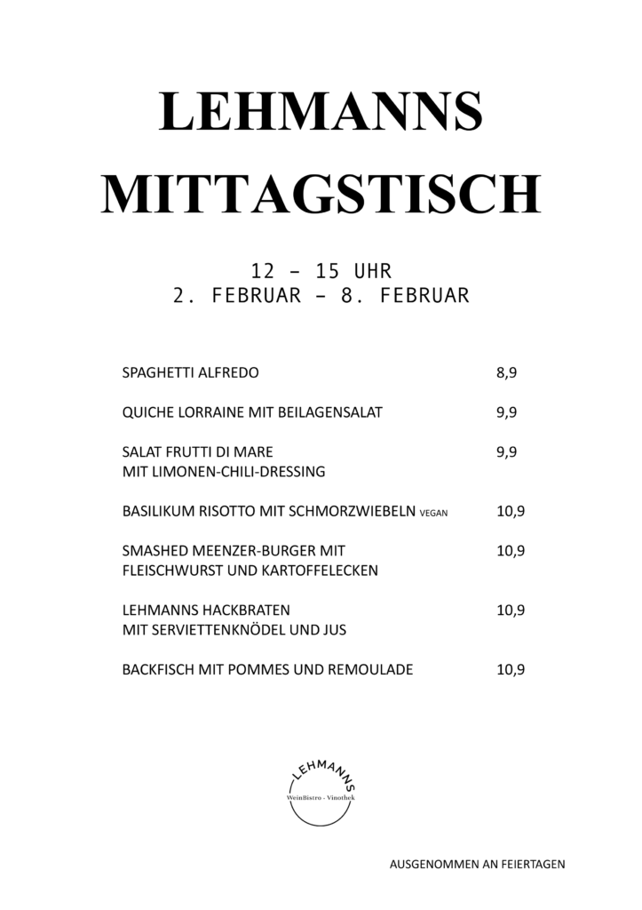 Lehmanns Mittagstisch
