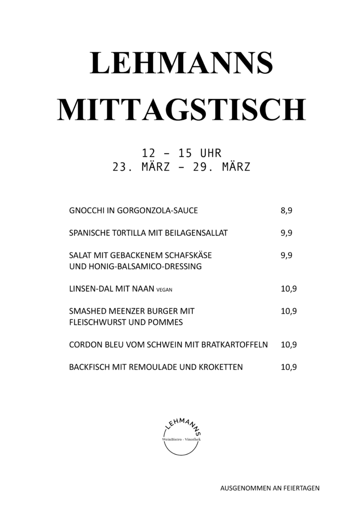 Lehmanns Mittagstisch