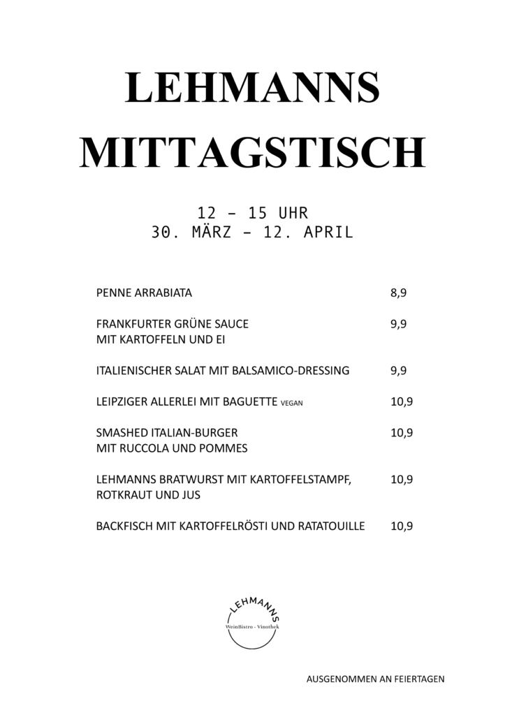 Lehmanns Mittagstisch