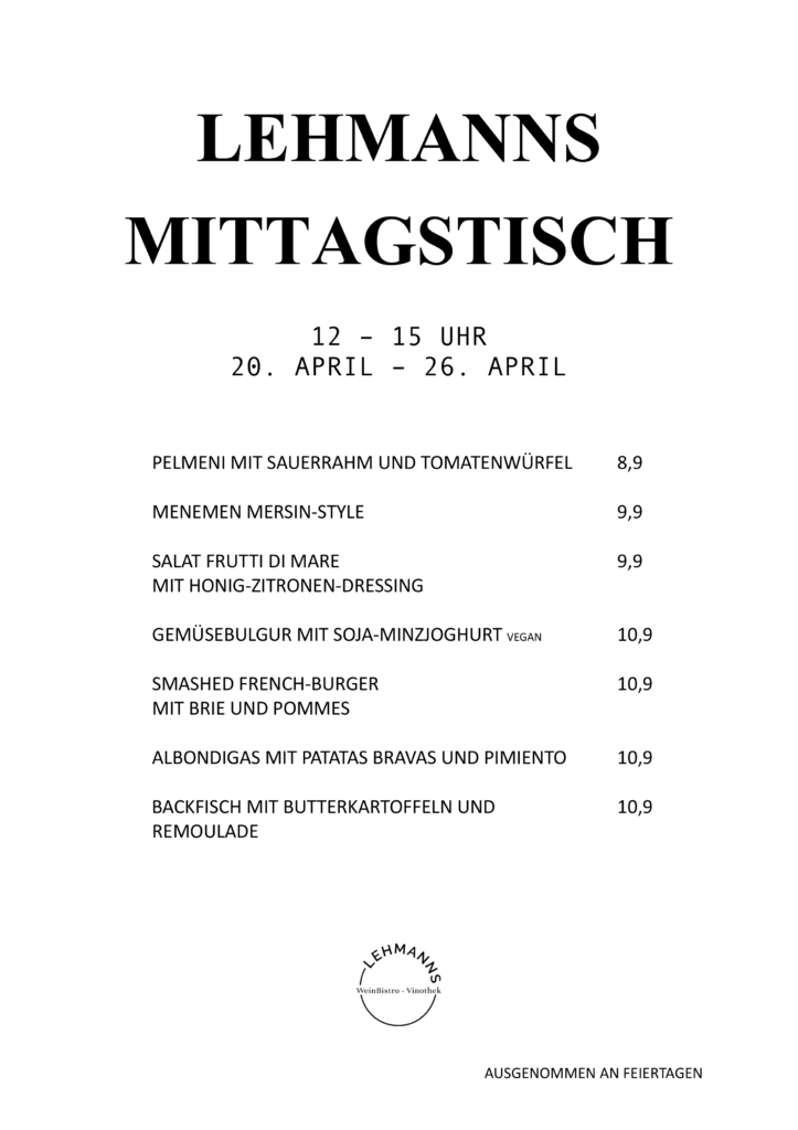 Lehmanns Mittagstisch