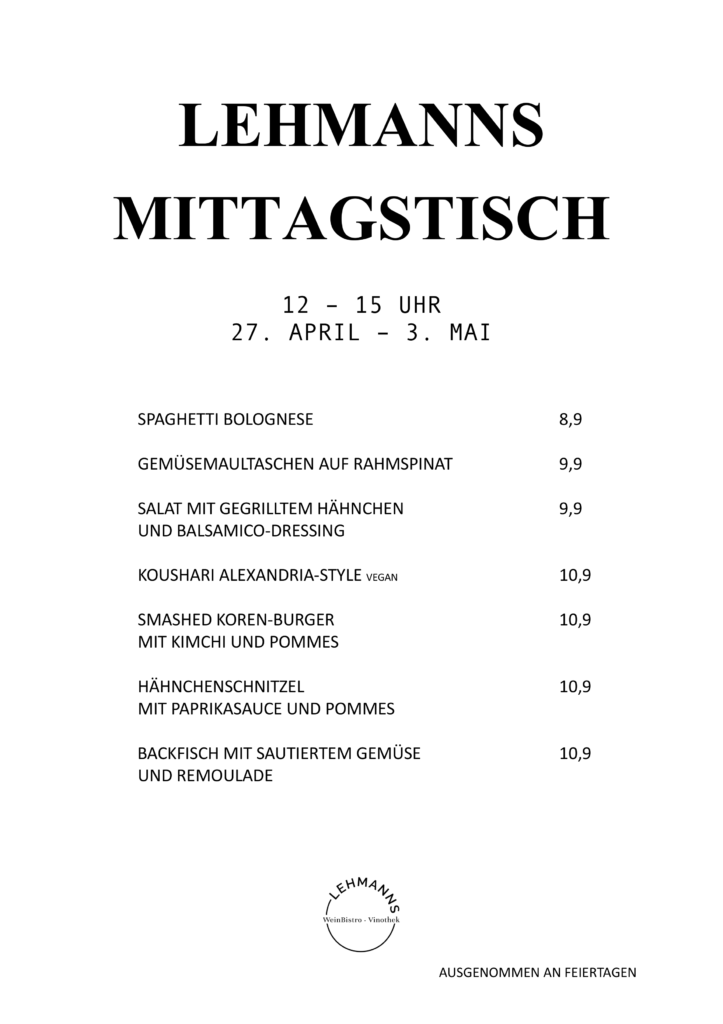Lehmanns Mittagstisch