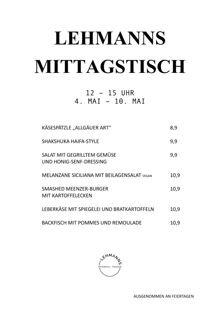Lehmanns Mittagstisch