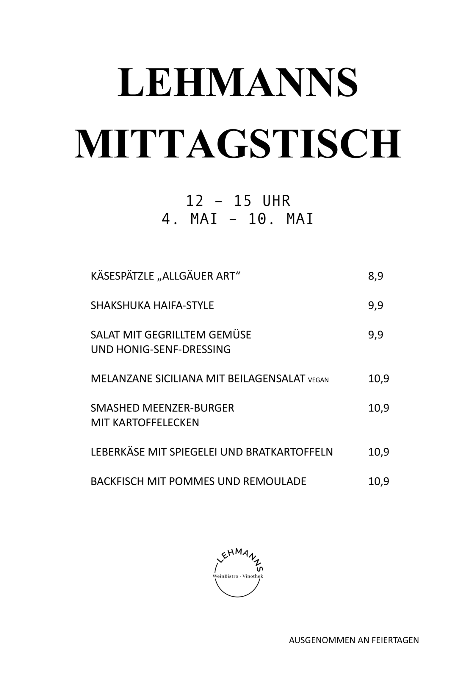 Lehmanns Mittagstisch