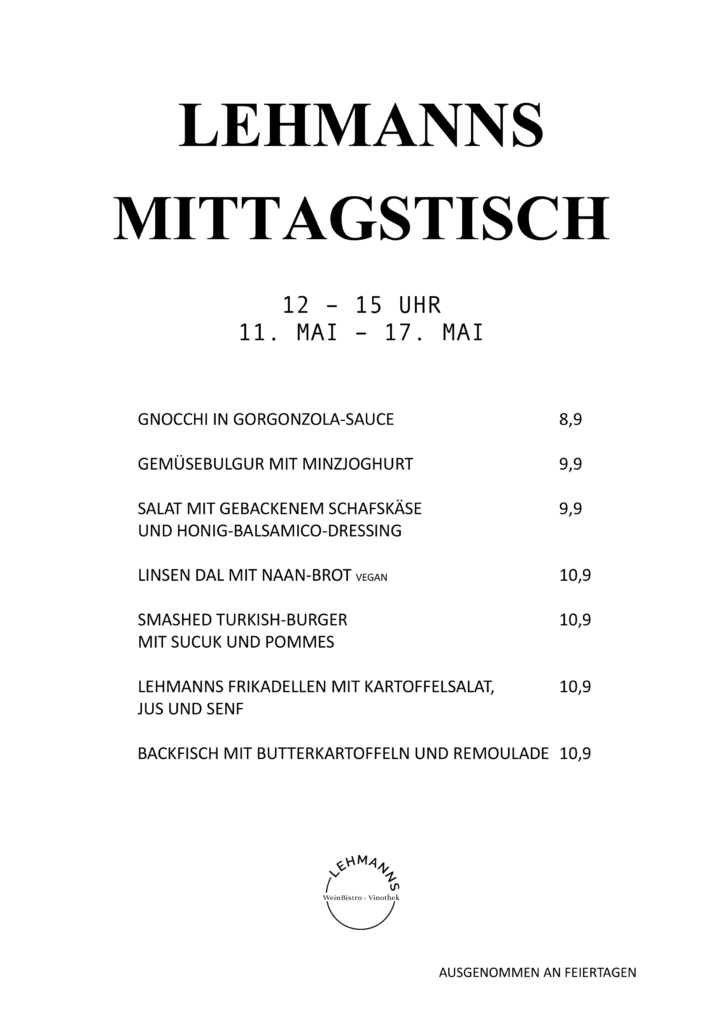 Lehmanns Mittagstisch