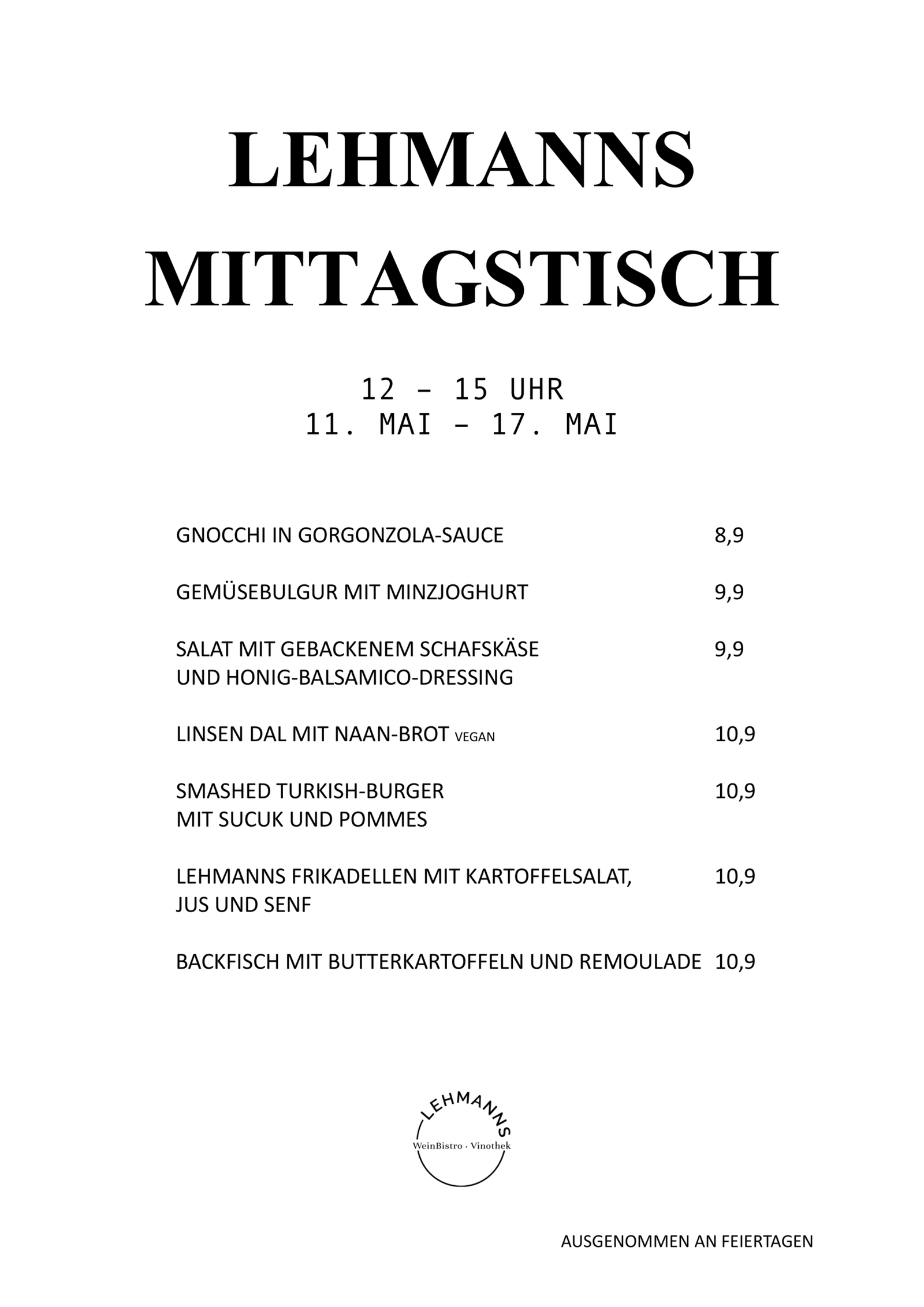 Lehmanns Mittagstisch