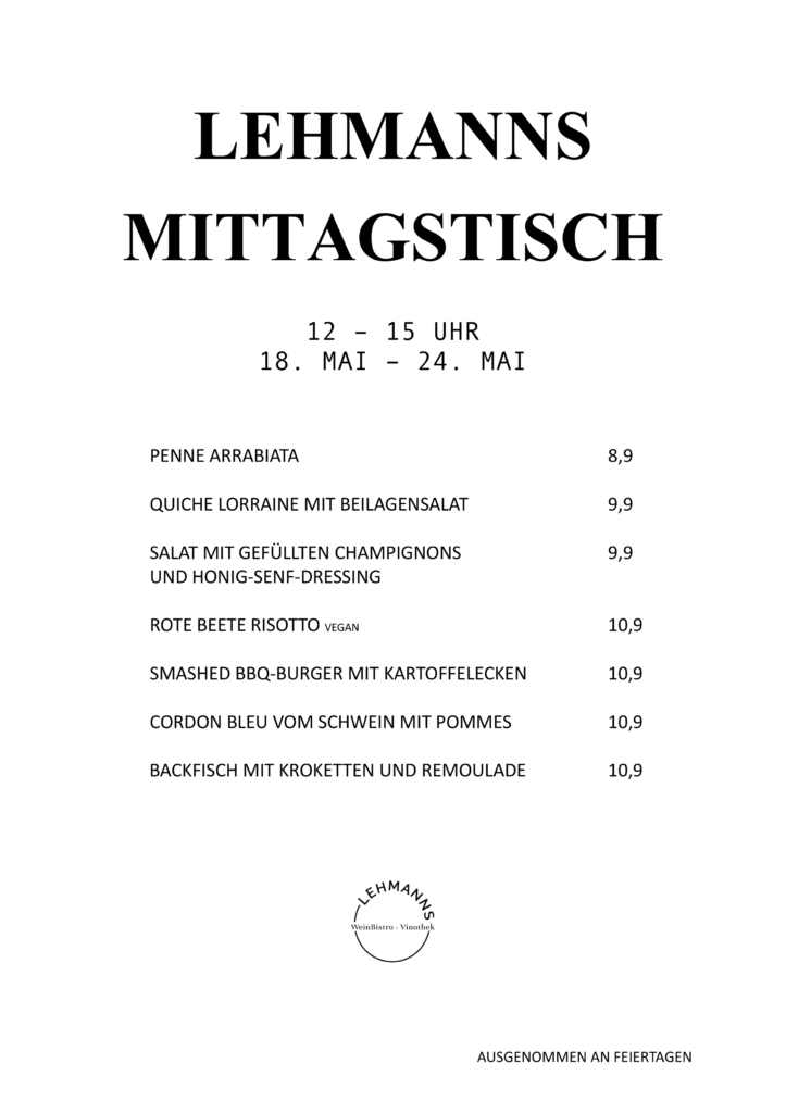 Lehmanns Mittagstisch