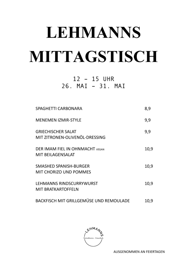 Lehmanns Mittagstisch