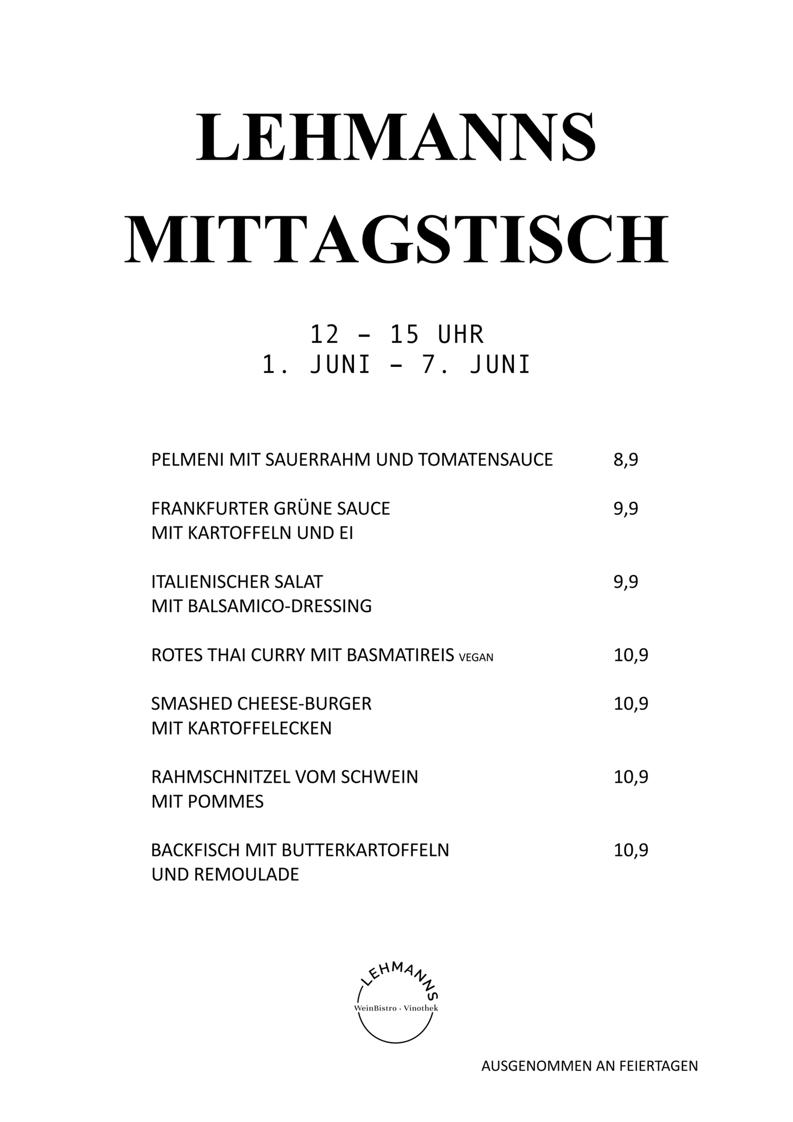 Lehmanns Mittagstisch