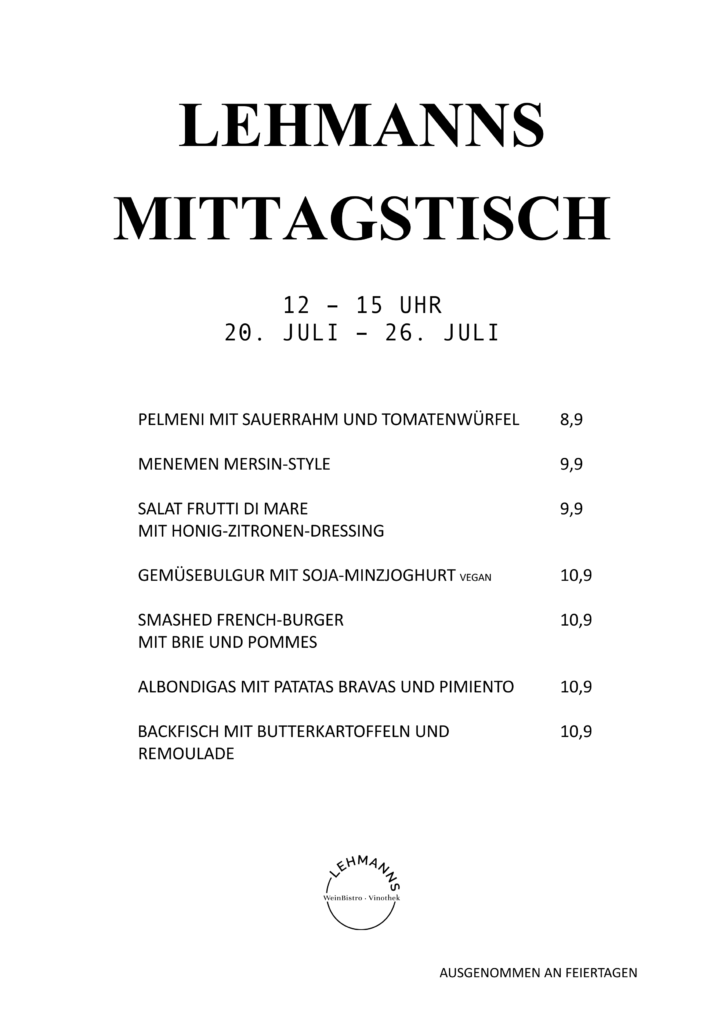 Lehmanns Mittagstisch